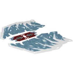 Banners and Dragon Wings, Ice Emperor Symbols Print