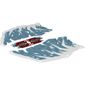 Banners and Dragon Wings, Ice Emperor Symbols Print