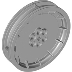 LEGO part RIM, NARROW, DIA. 75X15.8, NO. 1 in Medium Stone Grey/ Light Bluish Gray