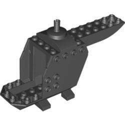 Helicopter Body 4 x 14 x 5 with Top Pin