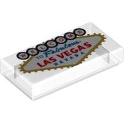 Tile 1 x 2 with 'Welcome to Fabulous Las Vegas Nevada' Print