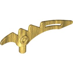 LEGO part BLADE 5M W/Ø3.2 in Warm Gold (6270138|98141)