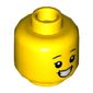 Minifig Head Child, Smile, Open Mouth Teeth / Closed Eyes print