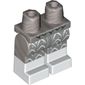Hips with Flat Silver Legs and White Boots Pattern with White Decorative Legs