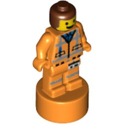 LEGO PART 90398pr0051 Minifig Trophy Statuette Emmet in Orange