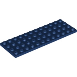 LEGO part 10003029 PLATE 4X12 in Earth Blue/ Dark Blue