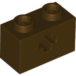 Technic Brick 1 x 2 with Axle Hole Type 1 [+ Opening] and Bottom Pin