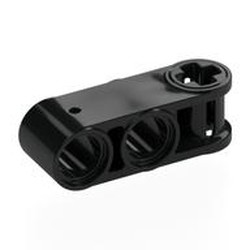 Technic Axle and Pin Connector Perpendicular 3L with 2 Pin Holes