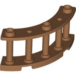 LEGO part FENCE 4X4X2 in Medium Nougat