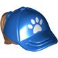 Hair and Hat / Cap, Ponytail Medium Nougat and Paw Print