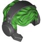 Hair with Headset Black