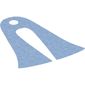 Neckwear Cape, 2 Long Tails, Glitter Print