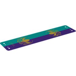 Roof, Canopy, with Purple and Dark Turquoise Stripes and Arendelle Weapon print