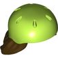 Hair and Helmet, Mid-Length with Lime Bike Helmet pattern