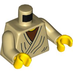 Lego® 973pb3794c01 Torso, Shirt with Vitruvian Man Pattern