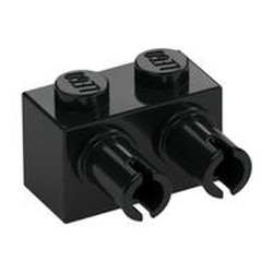 Brick Special 1 x 2 with 2 Pins, Square Pin Holes