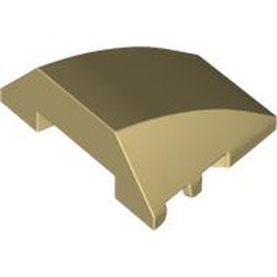 Wedge Curved 4 x 3 No Studs [Plain]