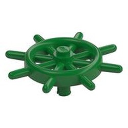 Boat / Ship Wheel / Helm with Slotted Pin