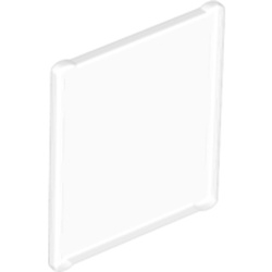 LEGO part 51266 GLASS FOR FRAME 1X3X3 in Transparent/ Trans-Clear