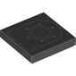 Tile 2 x 2 with Light Bluish Gray Fuel Cap print