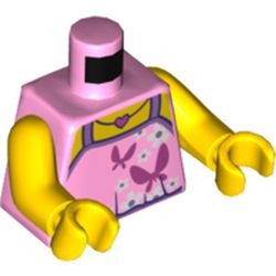 LEGO part 76382 MINI UPPER PART, NO. 4899 in Light Purple/ Bright Pink