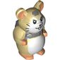Animal, Hamster with White Face, Whiskers, Back Pack (Hammond)