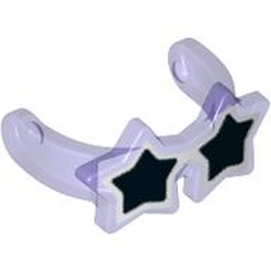 Headwear Accessory Glasses / Goggles Star-Shaped with Black Glasses print
