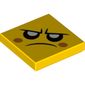 Tile 2 x 2 with Angry Face print