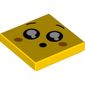 Tile 2 x 2 with Face, Big Open Eyes print