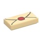 Tile 1 x 2 with Letter, Red Seal print