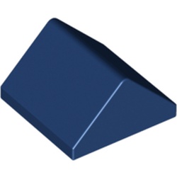 LEGO part RIDGED TILE 2X2/45 in Earth Blue/ Dark Blue