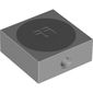 Brick Special 4 x 4 x 1 1/3 with Magnet with Dark Bluish Gray Circle, Embossed Magnet Pattern