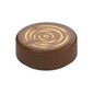 Tile Round 1 x 1 with Tree Stump, Wood Log Print
