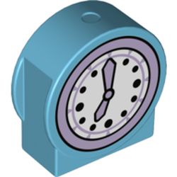 LEGO part SIGN, ROUND, NO. 11 in Medium Azure