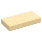 Duplo Tile 2 x 4 with Wood Grain Pattern