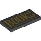Tile 2 x 4 with 'BOOKS' Print