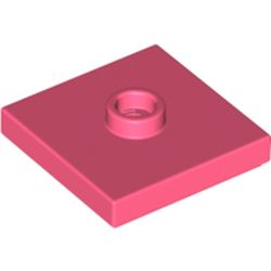 Plate Special 2 x 2 with Groove and Center Stud (Jumper)
