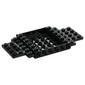 Vehicle Base 6 x 12 x 1 with Holes, 5 x 4 Recessed Center, 6 Studs On sides, 1 x 2 Cutouts on Ends