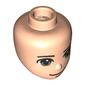 Minidoll Head Dark Tan / Brown Eyes