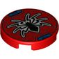 Tile Round 2 x 2 with Spider-Man Logo Print
