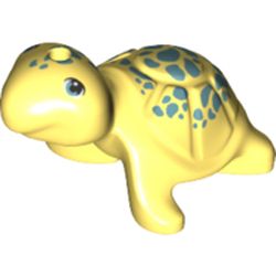 Animal, Turtle with Dark Turquoise Spots print