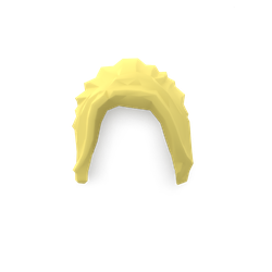 LEGO part WIG W/LONG PONYTAIL in Cool Yellow (6288690|62696)