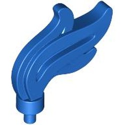 LEGO part FEATHER in Bright Blue (6289361|28661)