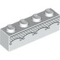 Brick 1 x 4 with Dress Lace