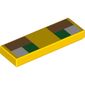 Tile 1 x 3 with Pixelated Squares (Eyes) Print