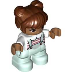 LEGO part CHILD FIGURE, NO. 37 in White