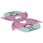 Tent, Bright Pink and Aqua Print