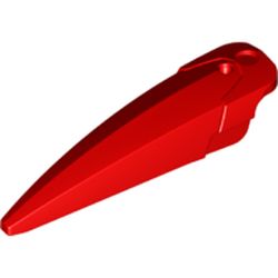 LEGO part 15362 CLAW 7 MODULES WITH CROSS AXLE in Bright Red/ Red