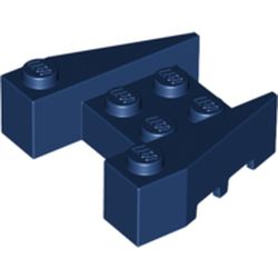 LEGO part 50373 BRICK 4X4/18° in Earth Blue/ Dark Blue