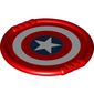 Duplo Disk with White Circle and White Star in Blue Circle Print (Captain America's Shield)